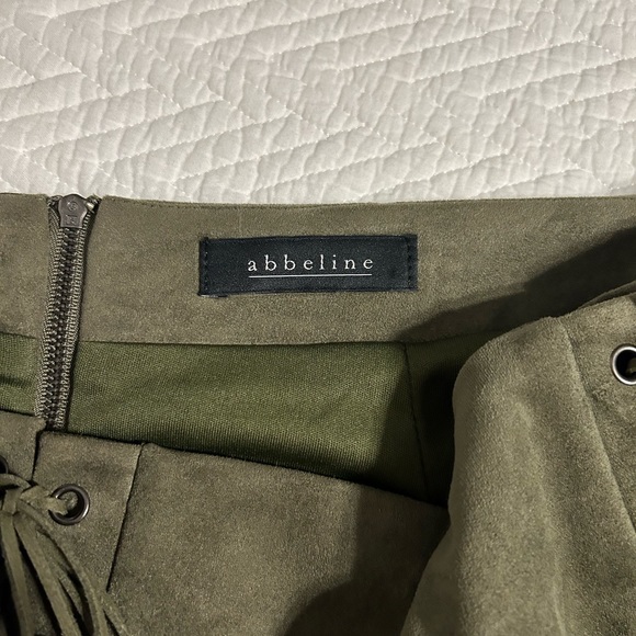 Abbeline suede mini‎ skirt women small - Picture 4 of 9